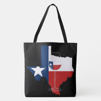Texas Wine Canvas tas