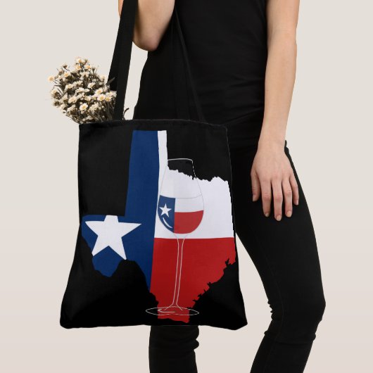 Texas Wine Canvas tas (Dichtbij)