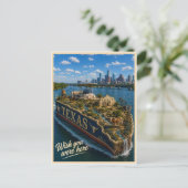 Texas | Wish You Were Here | State Serie Briefkaart (Staand voorkant)
