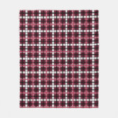 Texas Woman's University Tartan Fleece Deken (Voorkant)