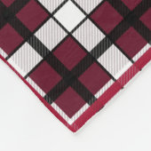 Texas Woman's University Tartan Fleece Deken (Hoek)