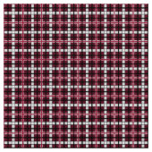 Texas Woman's University Tartan Stof (Close Up)