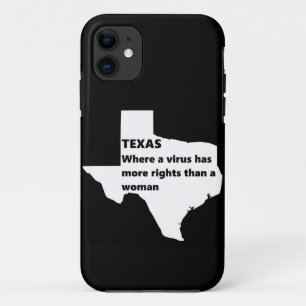 texas womens rights covid white Case-Mate iPhone case