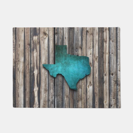 Texas Wooden Boards Deurmat (Voorkant)