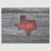 Texas Wooden Boards (rood) Tissuepapier (Voorkant)