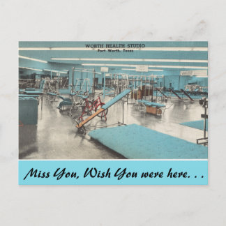 Texas, Worth Health Studio, Fort Worth Briefkaart