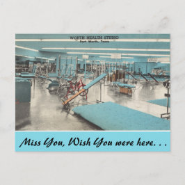 Texas, Worth Health Studio, Fort Worth Briefkaart