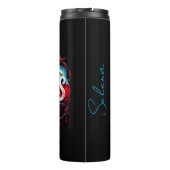 Texas Wrapped met prikkeldraad Thermische Tumbler Thermosbeker (Achterkant)