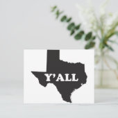 Texas Yall Briefkaart (Staand voorkant)