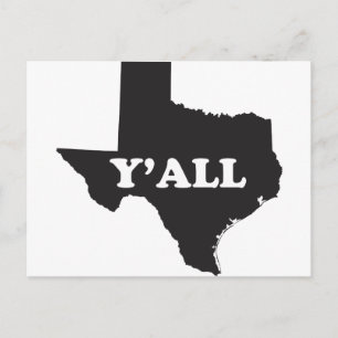 Texas Yall Briefkaart