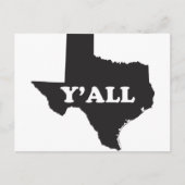 Texas Yall Briefkaart (Voorkant)