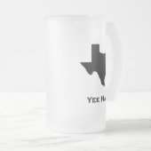 Texas Yee Ha Matglas Bierpul (Voorkant rechts)