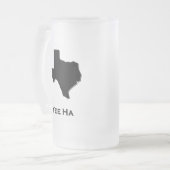 Texas Yee Ha Matglas Bierpul (Voorkant links)