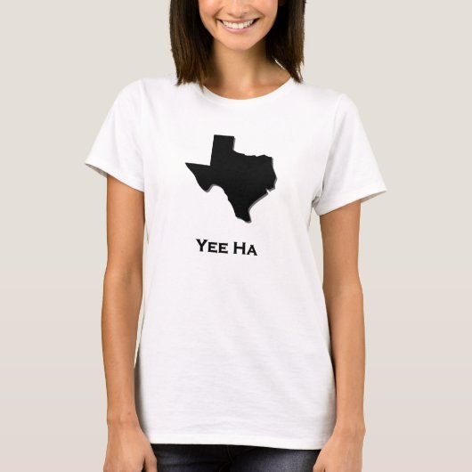 Texas Yee Ha T-shirt (Voorkant)