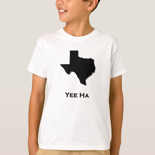 Texas Yee Ha T-shirt (Voorkant)