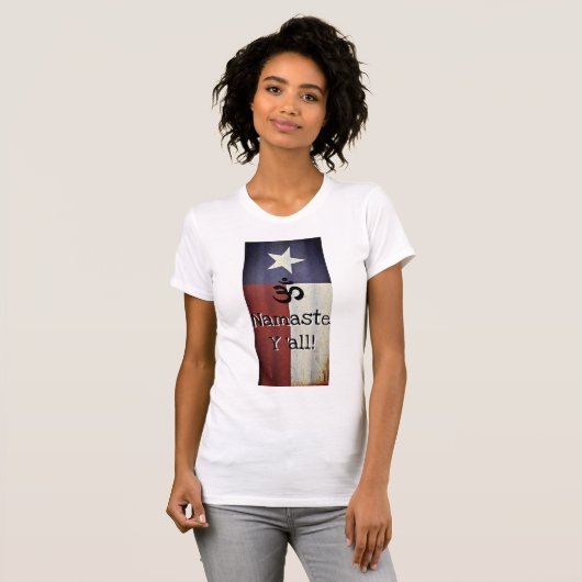 Texas Yoga T-shirt (Voorkant volledig)