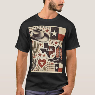 Texas zegene je hart t-shirt