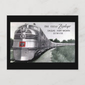 Texas Zephyr Train  Briefkaart (Voorkant)
