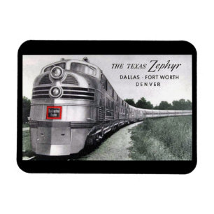 Texas Zephyr Train Magneet