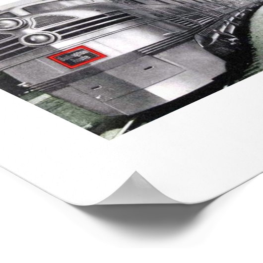 Texas Zephyr Train  Poster (Hoek)