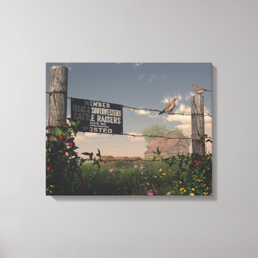 Texas zomer 2 canvas afdruk (Voorkant)