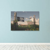Texas zomer 2 canvas afdruk (Insitu (Houten vloer))