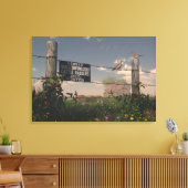Texas zomer 2 canvas afdruk (Insitu (Woonkamer))