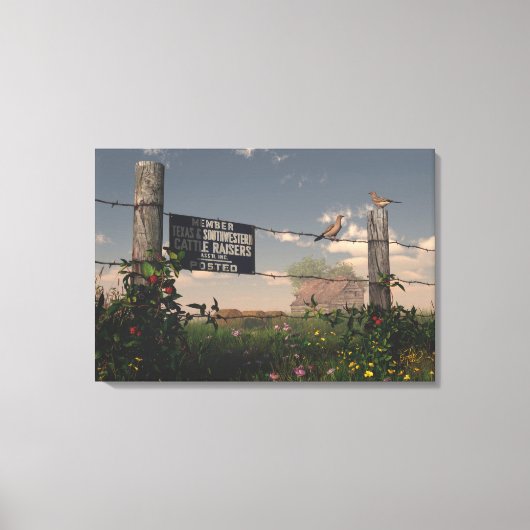 Texas zomer 2 canvas afdruk (Voorkant)