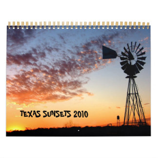 Texas Zonsondergangen Agenda 2010 Kalender