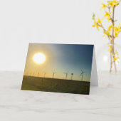 Texas zonsondergangwenskaart kaart (Gele Bloem)