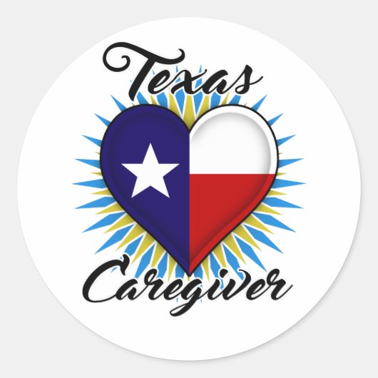 Texas Zorgverlener stickers (Voorkant)