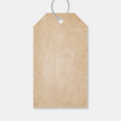 Texas Zuid-Westerne Cowboy Verjaardag Dank u Cadeaulabel (Achterkant)