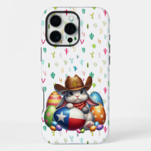Texas/zuidwestelijke Pasen konijn sheriff iPhone 16 Pro Max Hoesje