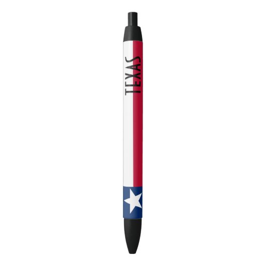Texas Zwarte Inkt Pen (Voorkant Verticaal)