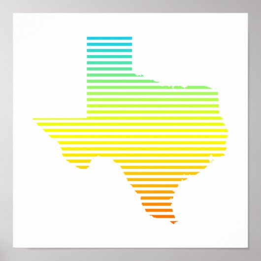 texaschill vervaagt poster (Voorkant)