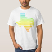 texaschill vervaagt t-shirt (Voorkant)