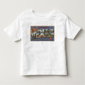 TexasGreetings van de Lone Star-staat Kinder Shirts (Voorkant)