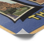 TexasGreetings van de Lone Star-staat Poster (Hoek)