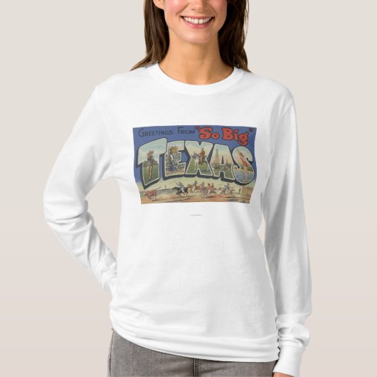 TexasLarge Letter-scènes 2 T-shirt (Voorkant)