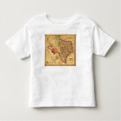 TexasPanoramic Map Kinder Shirts (Voorkant)