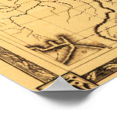 TexasPanoramic Map Poster (Hoek)