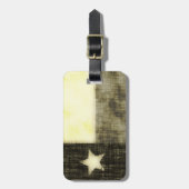 TEXASVLAG OUDE TEKENING BAGAGELABEL (Voorkant verticaal)