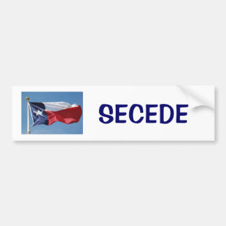 texasvlag, SECEDE Bumpersticker