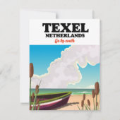 Texel Nederland reisposter (Achterkant)