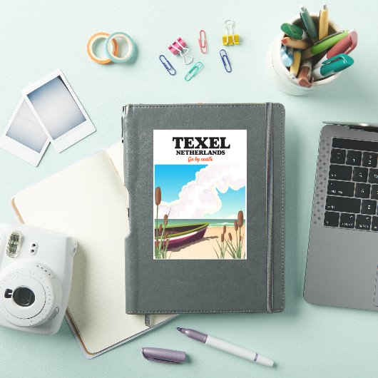 Texel Nederland reisposter Sticker (iPad Cover)