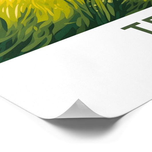 Texel Nederland Reisprint Poster (Hoek)