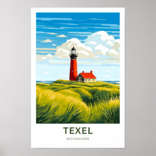Texel Nederland Reisprint Poster