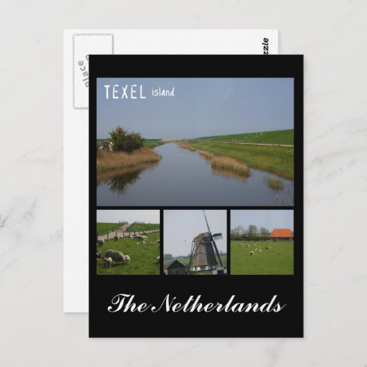 Texeleiland Briefkaart (Voorkant / Achterkant)