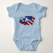 TeXit Coin Baby Blauw Romper (Voorkant)
