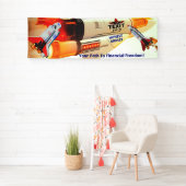 Texit Coin Honest Money Rocket 2.5' x 8'   Spandoek (Insitu)